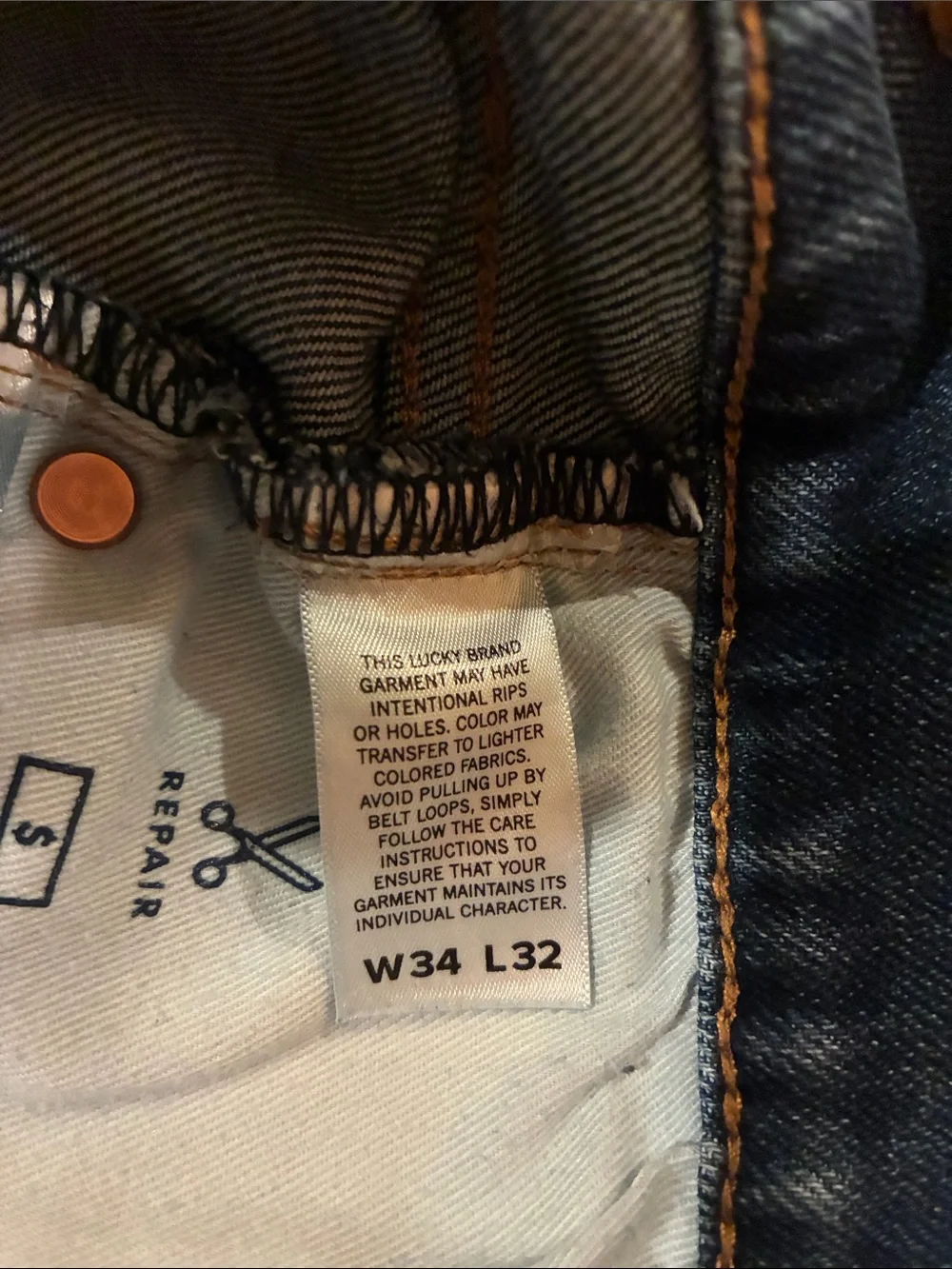 Lucky Brand Men's Skinny Jeans in Medium Blue Denim